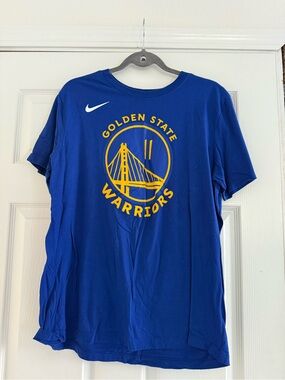 Nike Royal Blue Warriors Logo Tee